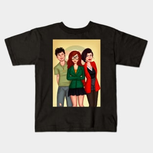 Daria, Jane and Trent Kids T-Shirt